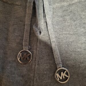 Michael Kors Charcoal Knit Wide Leg Capris